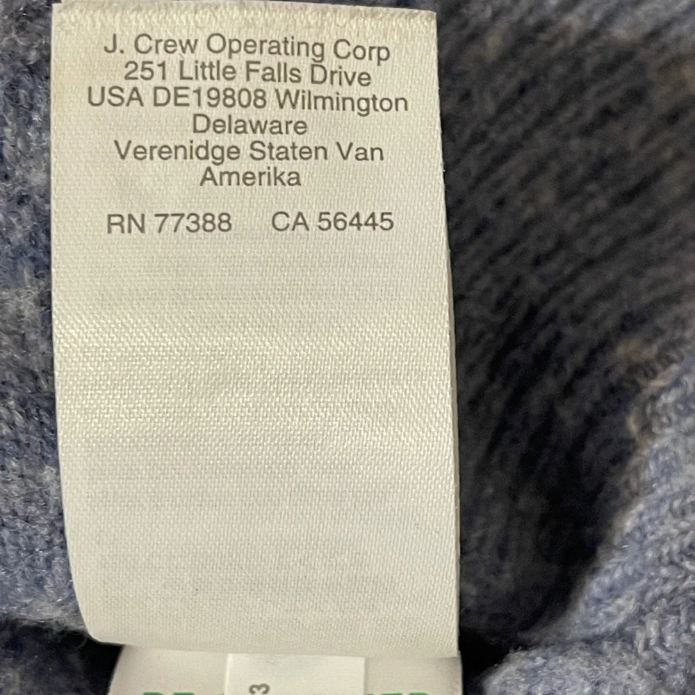 J. Crew Gray Merino Wool Alpaca Blend Sweater Pullover Cozy Grunge Preppy Large